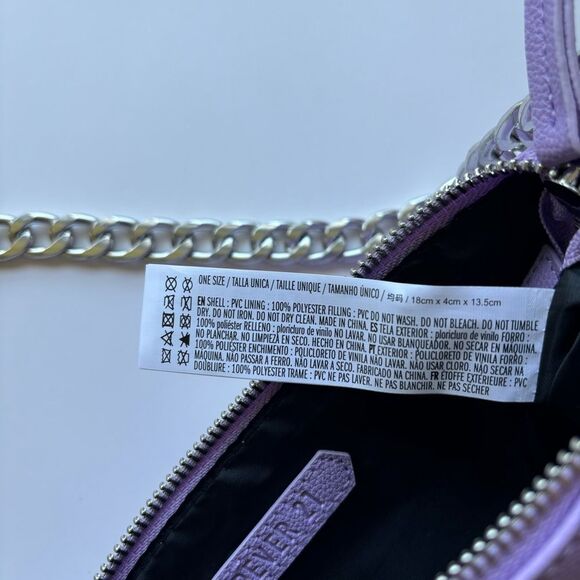 Forever 21 Y2K Purple / Lavender Faux Leather Purse - Picture 6 of 6